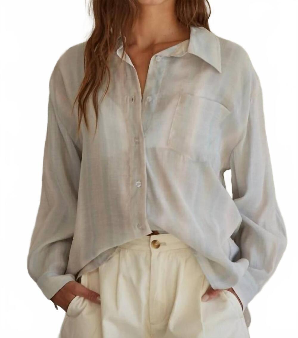 NEW BY TOGETHER ida button down shirt in white
